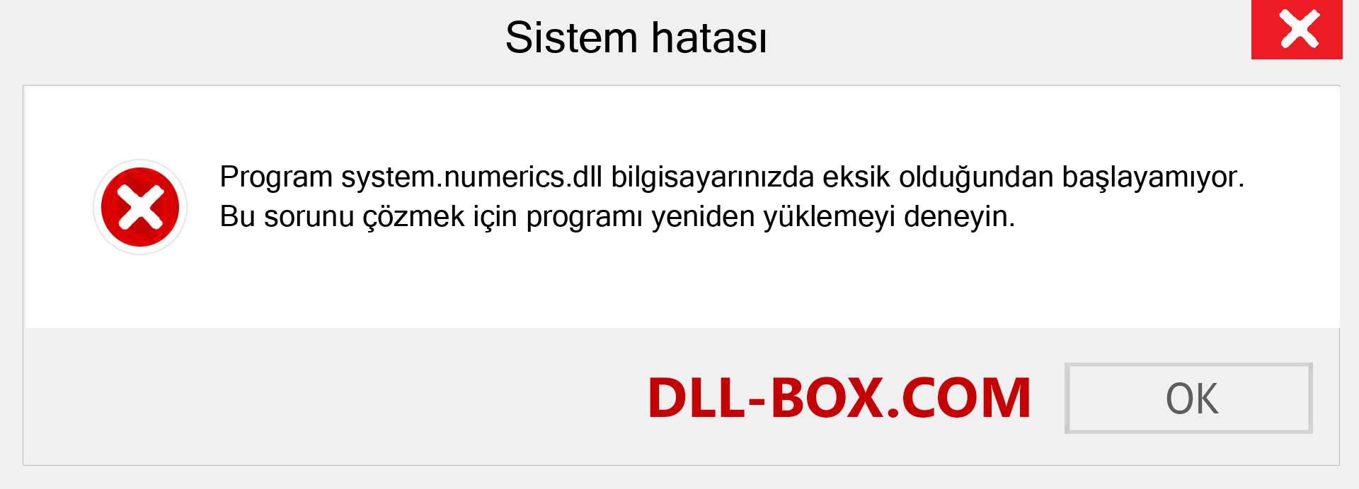 system.numerics.dll dosyası eksik mi? Windows 7, 8, 10 için İndirin - Windows'ta system.numerics dll Eksik Hatasını Düzeltin, fotoğraflar, resimler